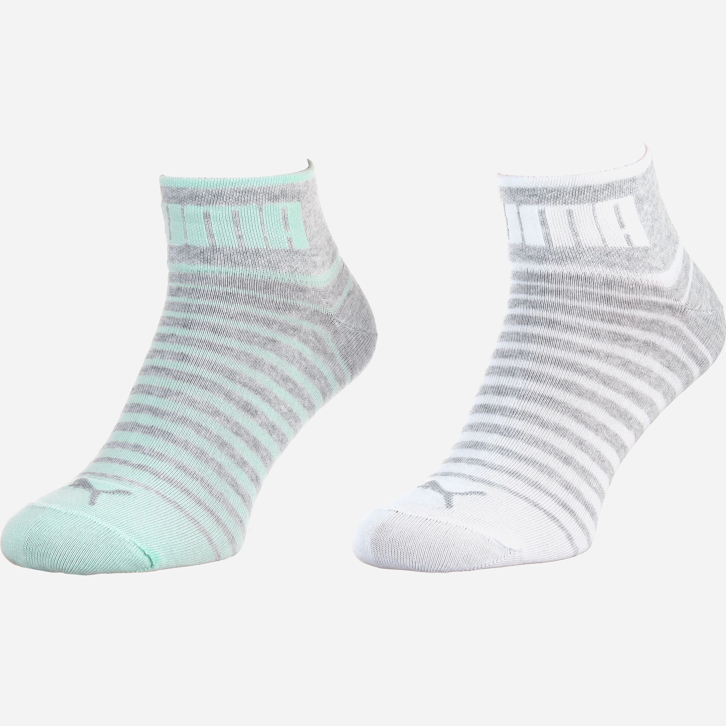 

Носки Puma Unisex Quarter 2P 101002001-025 - 2 пары Серый/Белый/Ментоловый, Носки Puma Unisex Quarter 2P 101002001-025 39-42 2 пары Серый/Белый/Ментоловый