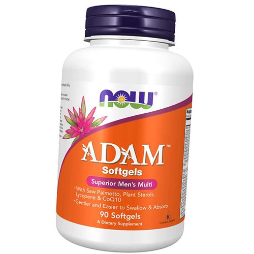 

Витамины для мужчин, Adam Softgel, Now Foods 90гелкапс (36128275)