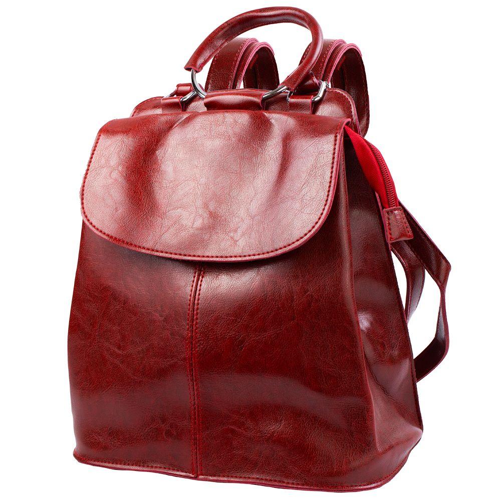 

Городской рюкзак женский Valiria Fashion 27,5х28х13 см Красный