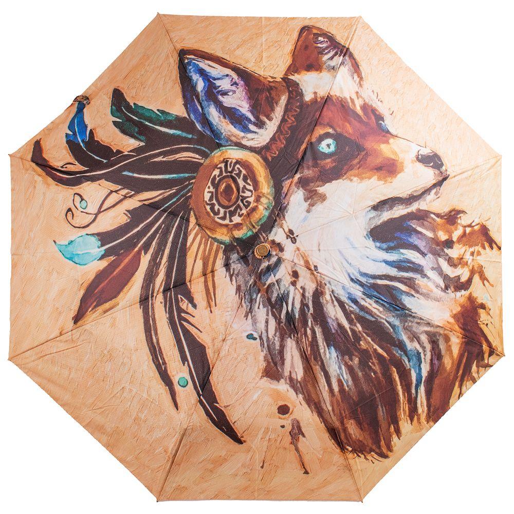 

Складной зонт полуавтомат женский Lamberti 103 см Оранжевый