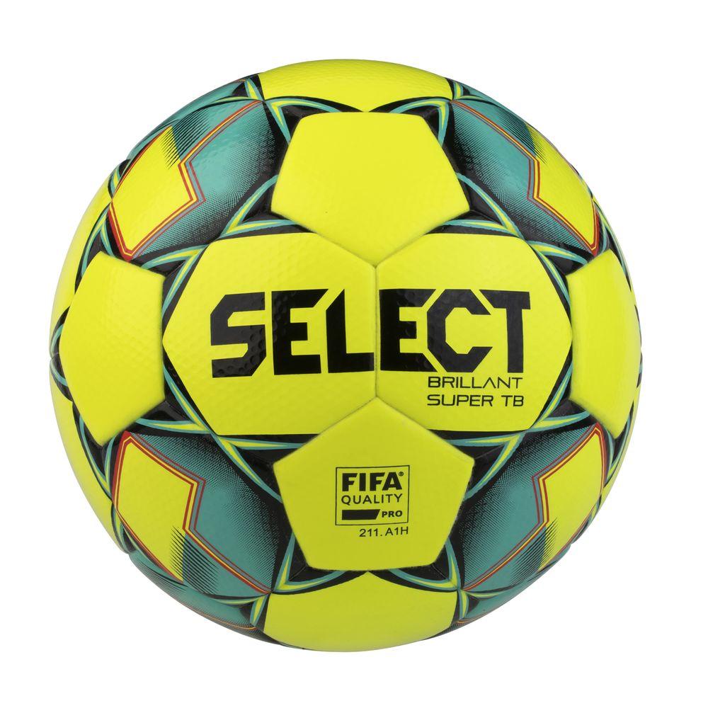 

М’яч футбольний SELECT Brillant Super TB (FIFA Quality PRO) №5 жовто-зелений