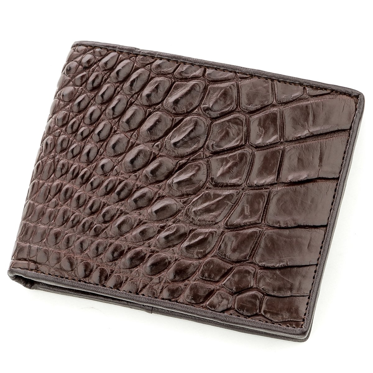 

Кожаный кошелек мужской CROCODILE LEATHER 11х9 см Коричневый