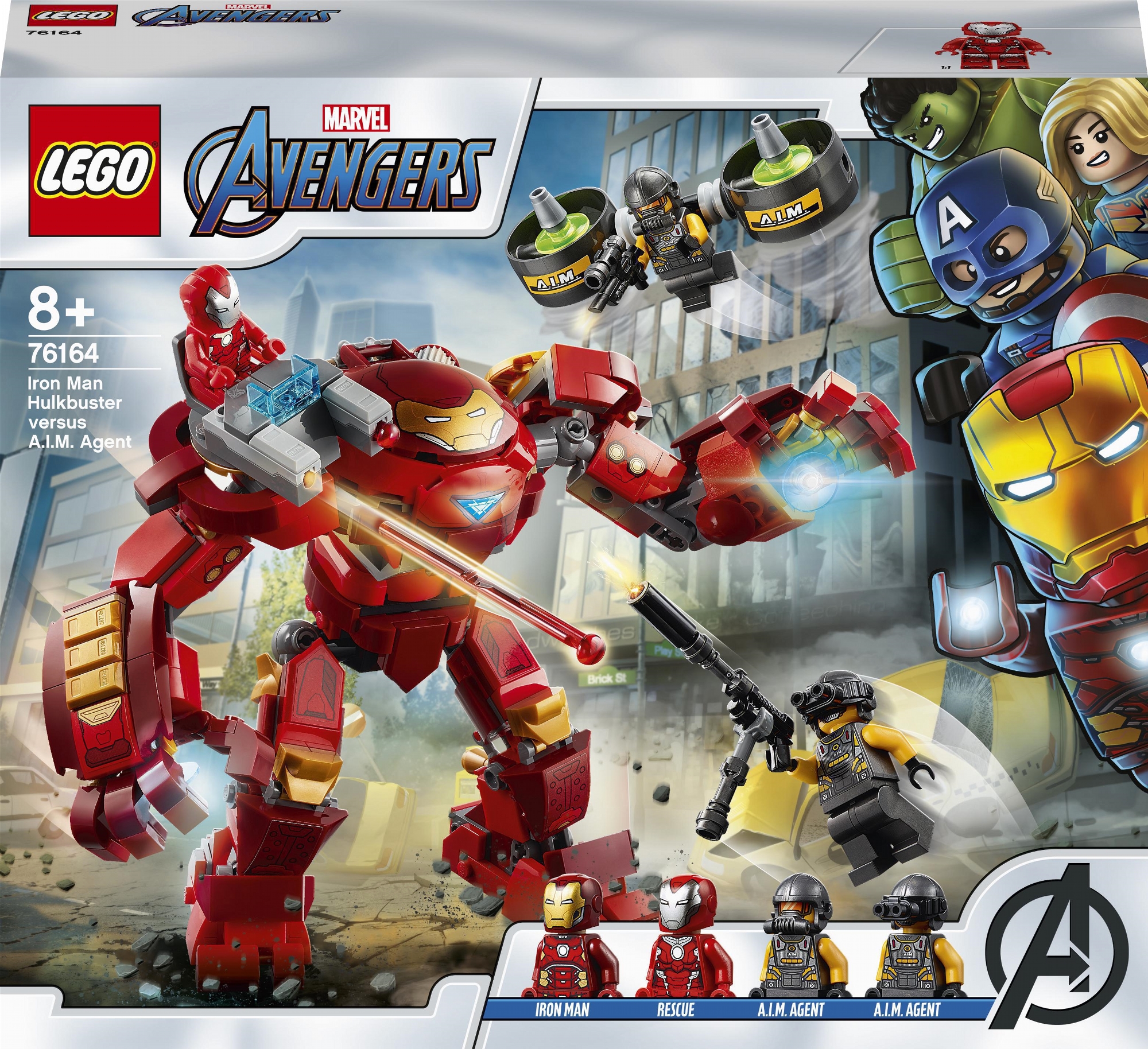 

Конструктор LEGO Super Heroes Marvel Comics Халкбастер против агента А.И.М. 456 деталей (76164)