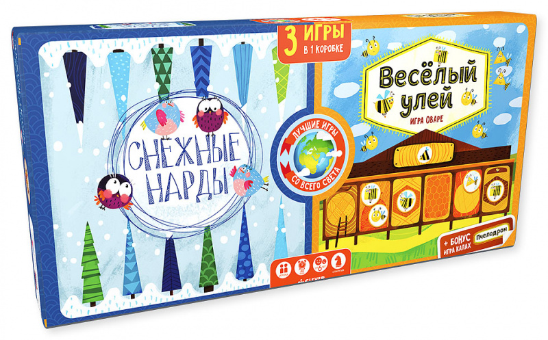 

Снежные нарды. Весёлый улей