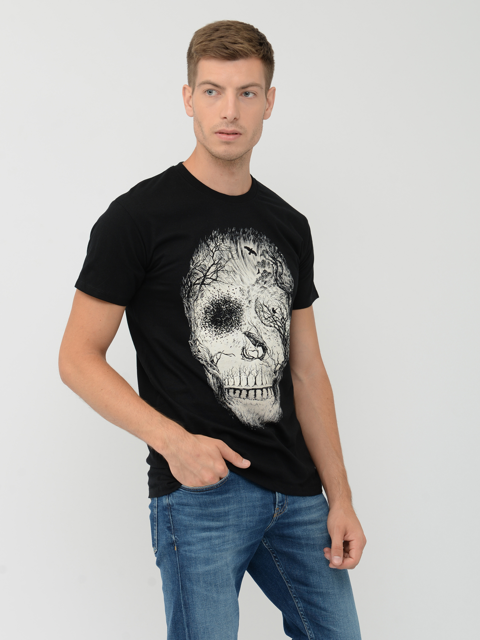 

Футболка Sol's Imperial 190 Skull 11500309/76 XXL Черная