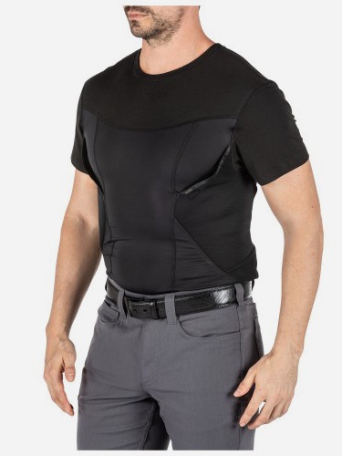 

Футболка-кобура 5.11 Tactical Cams Short Sleeve Baselayer 41222-019  Black, Футболка-кобура 5.11 Tactical Cams Short Sleeve Baselayer 41222-019 S Black