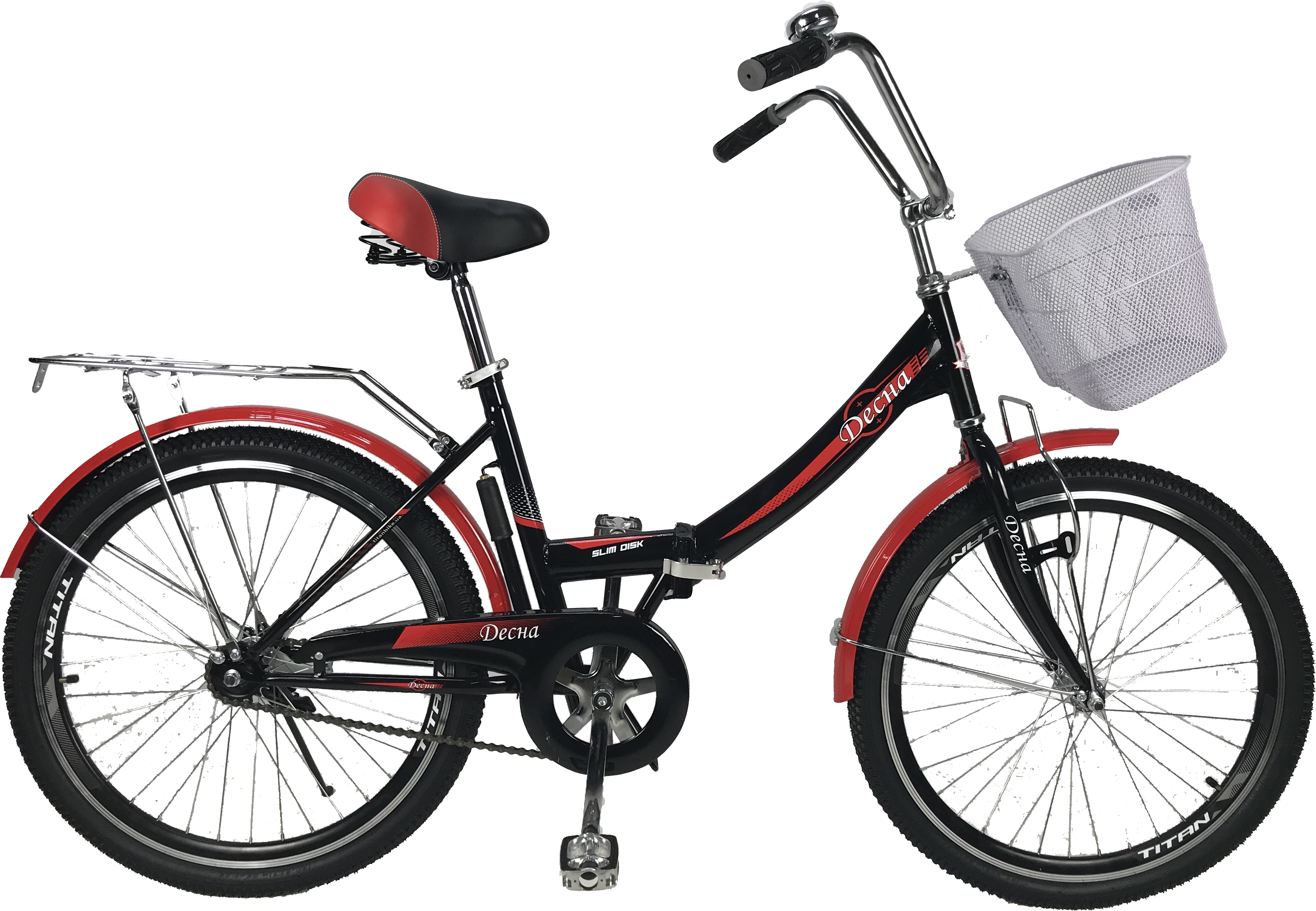 

Велосипед Titan Десна 24" 16" 2021 Black-yellow (20TWF21-003684)