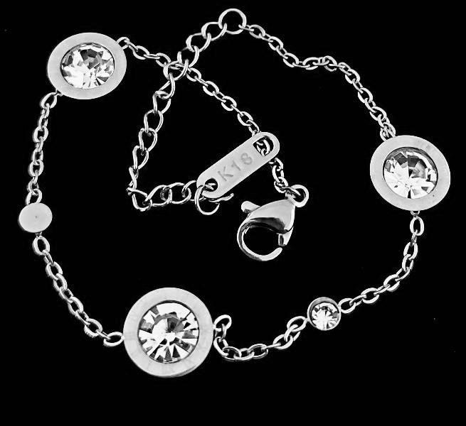 

Браслет с цирконами 17-21 см Stainless Steel бст026