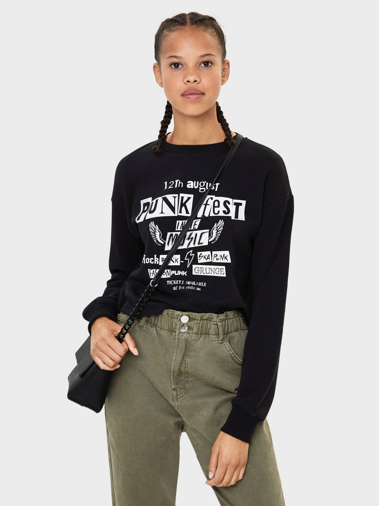 

Свитшот Bershka 06915538800 XS Принт