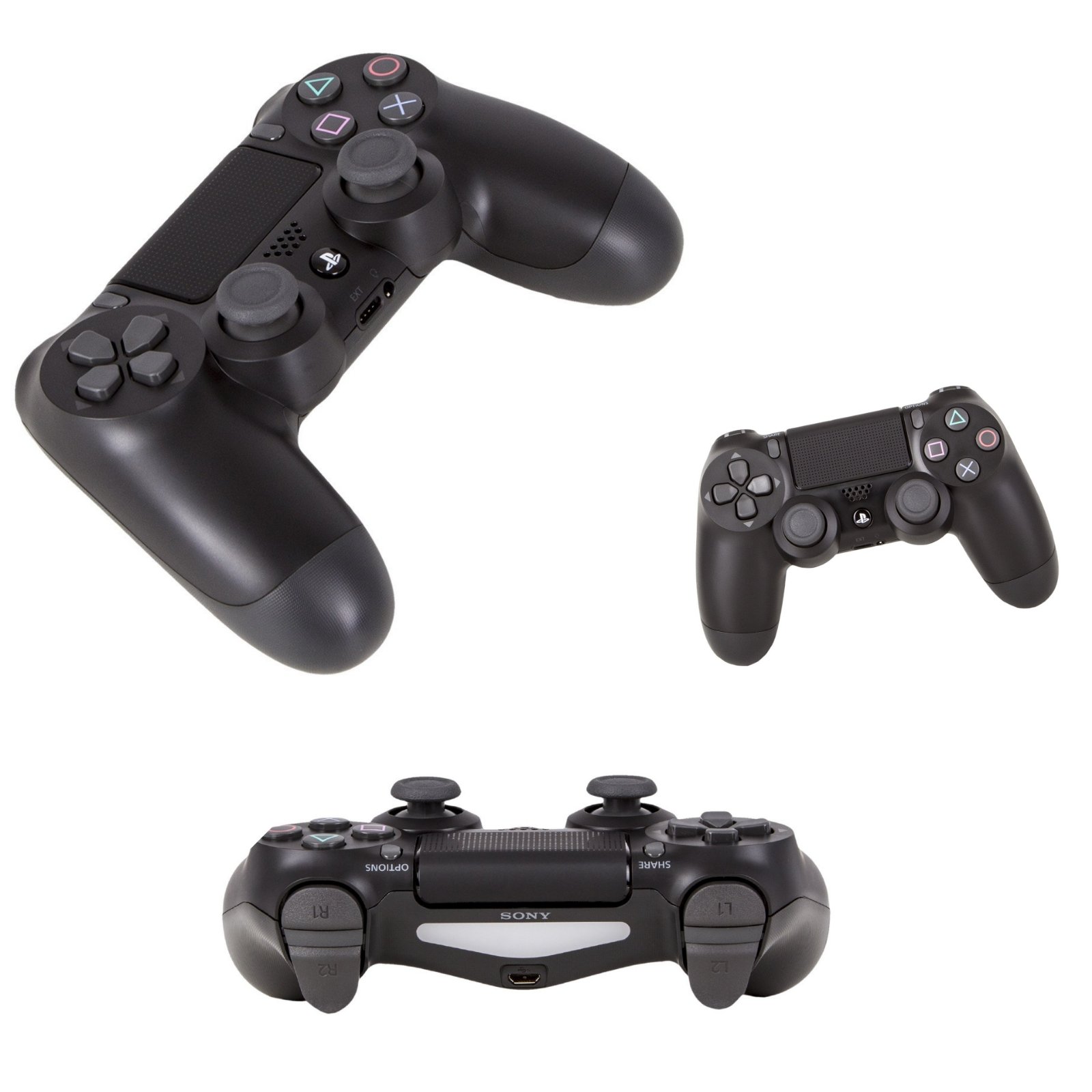 

Многофункциональный джойстик DualShock 4 для Sony PS4 V2 / черный (2906)