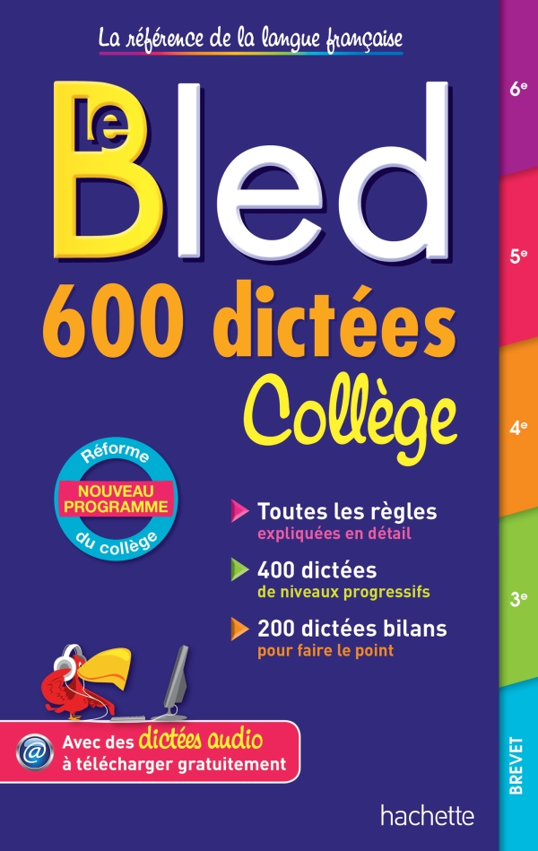 

BLED 600 dictées college 2eme Édition - Isabelle de Lisle - 9782010004117