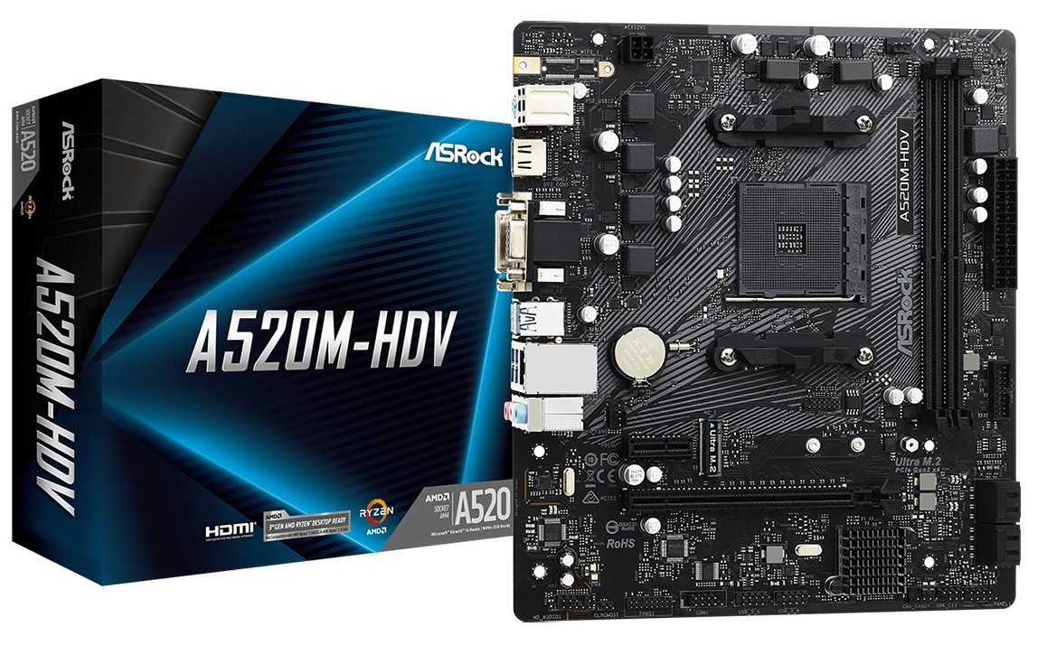 

Материнская плата ASRock A520M-HDV
