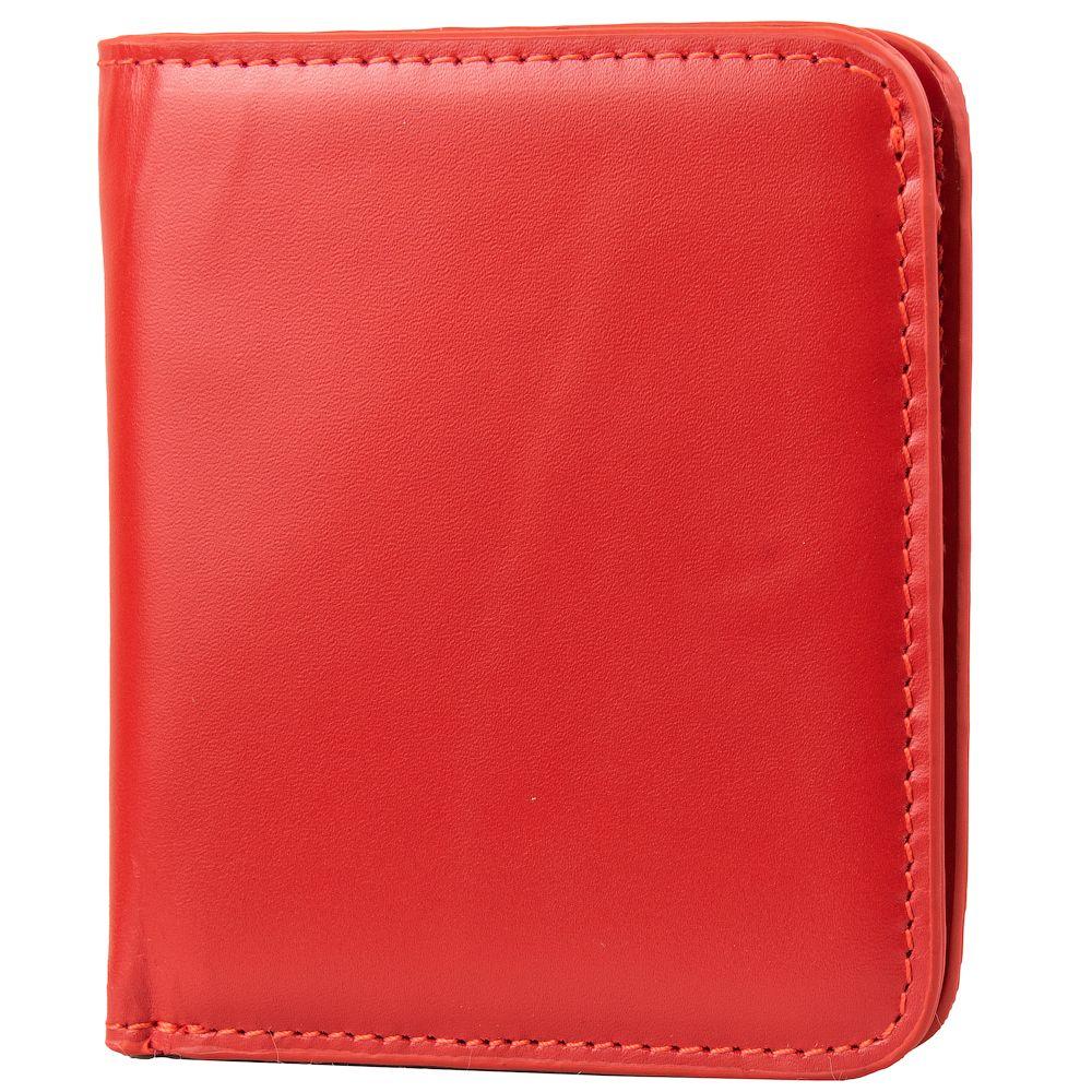 

Кожаная визитница женская Canpellini 9х8х1,8 см Красный