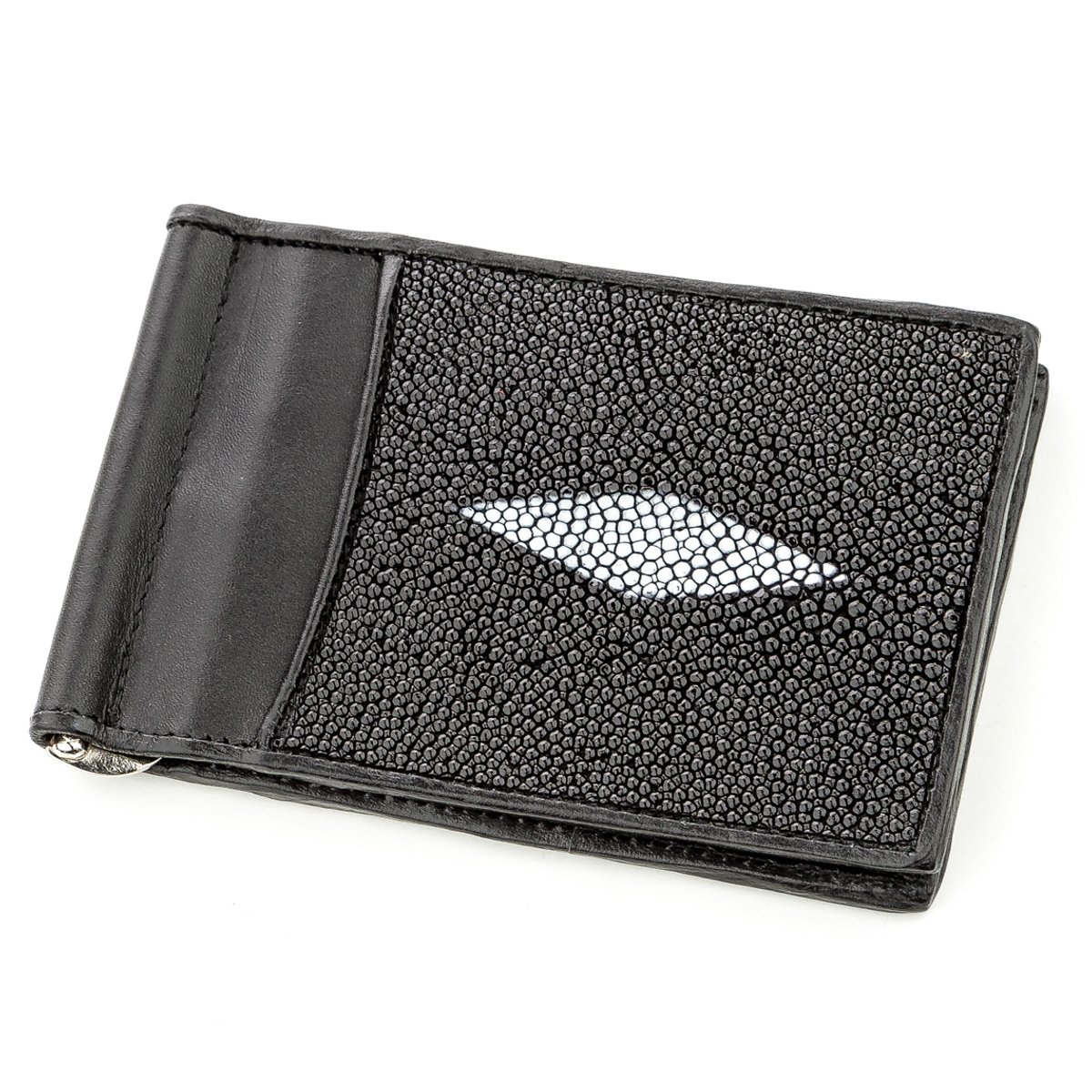 

Зажим для купюр кожаный STINGRAY LEATHER 11,5х7 см Черный