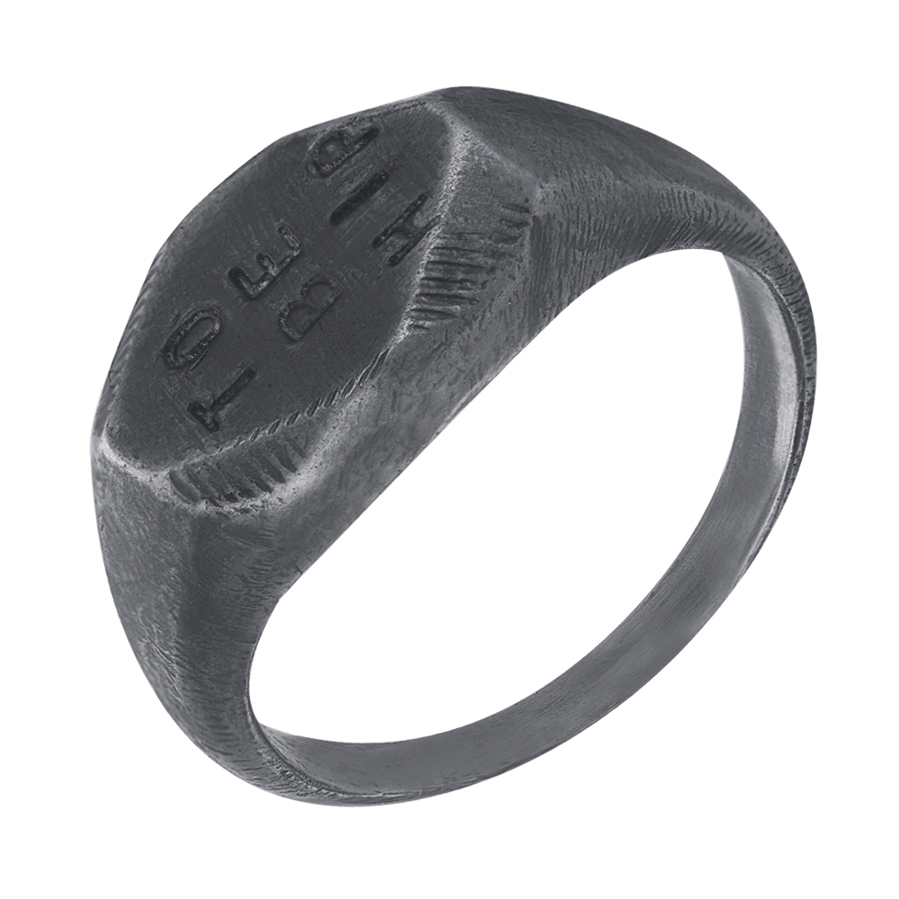 

Кольцо из серебра Rhombus с чернением 000091357 19.5 размера