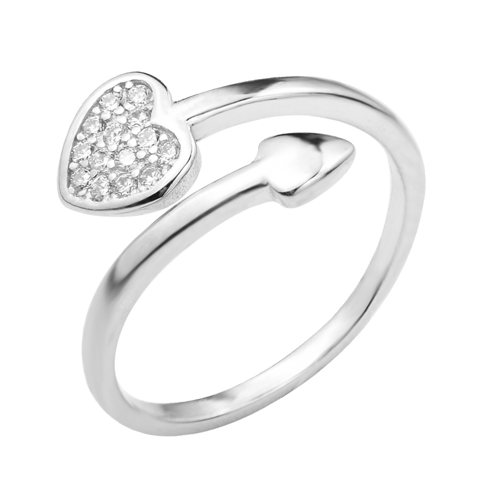

Серебряное кольцо с фианитами 000124949 18.5 размера