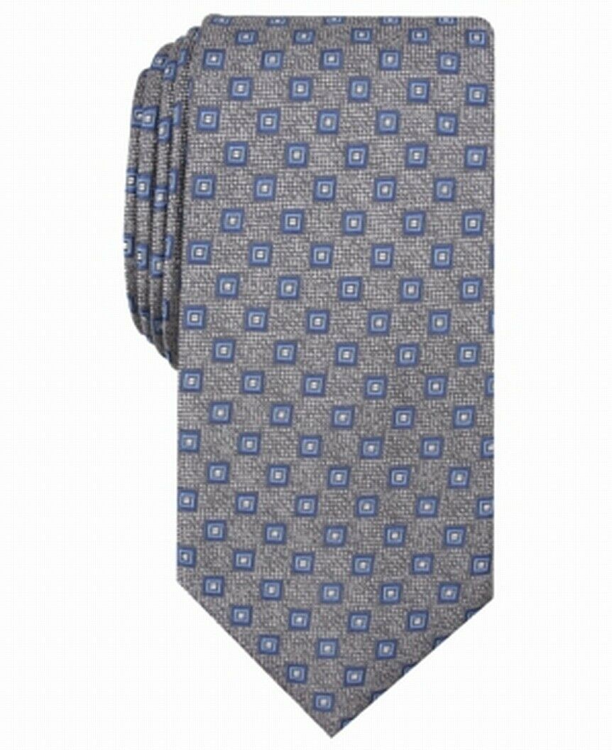 

Галстук Perry Ellis Portfolio, шелковый с геометрическим рисунком,серый,2PC8-3035
