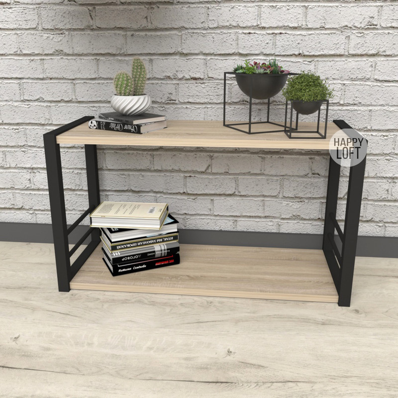 

Этажерка LoftMLT E111 38х68х28 ЛДСП Дуб Сонома 16мм