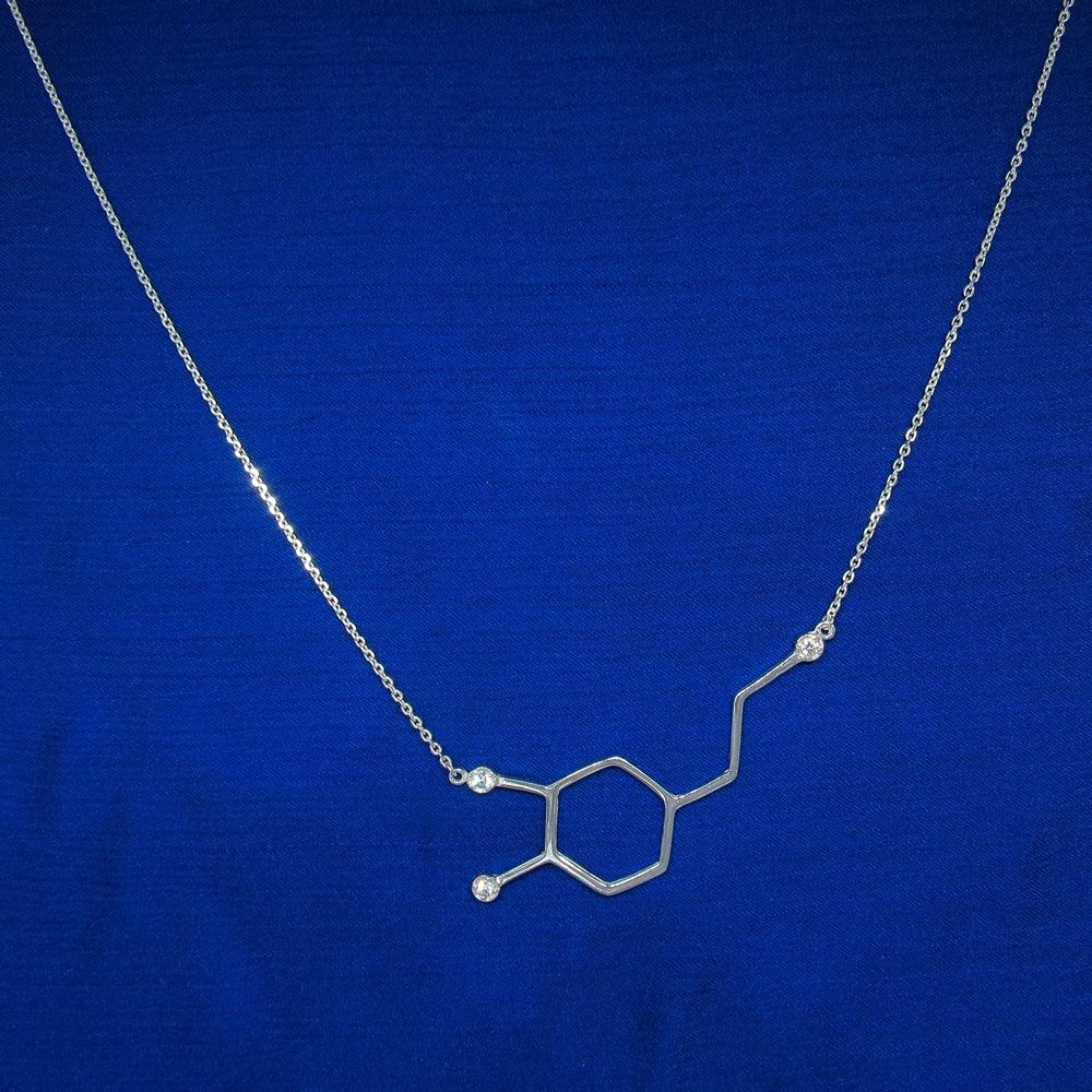 

Серебряное колье "Дофамин"