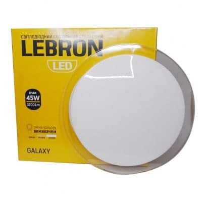 

LED Светильник На Потолок LEBRON L-CL-GALAXY, Max 45W, 3200Lm, 3000К, 4100К, 6500К (4764)