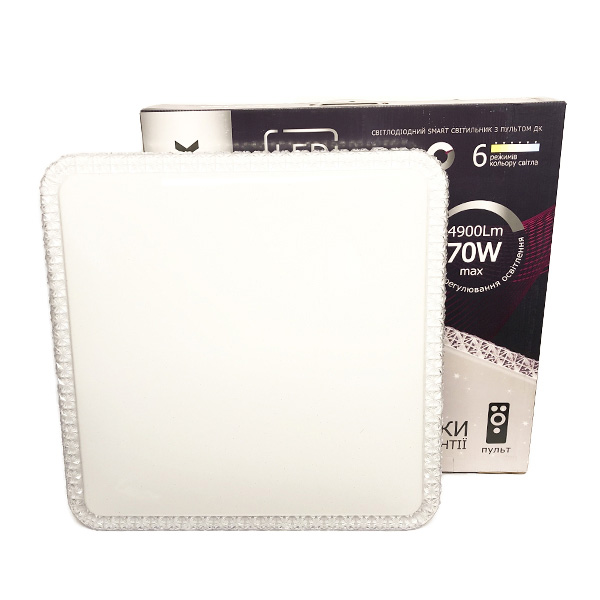 

Светодиодный Светильник Для Потолков VELMAX V-CL-CRYSTAL-s, 70W LED, Smart, 4900Lm, 3000К-6500К, Шар (4670)