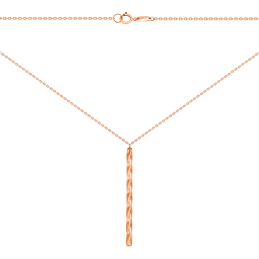 

Колье Спираль из красного золота 000088600 40 размера