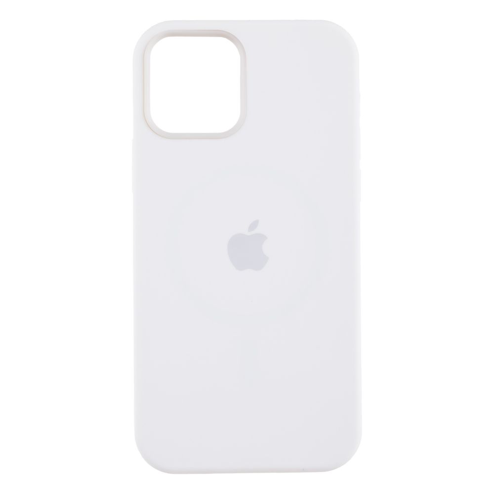 

Чехол-накладка MagSafe Silicone Case Full Size для Apple Iphone 12 / 12 Pro White