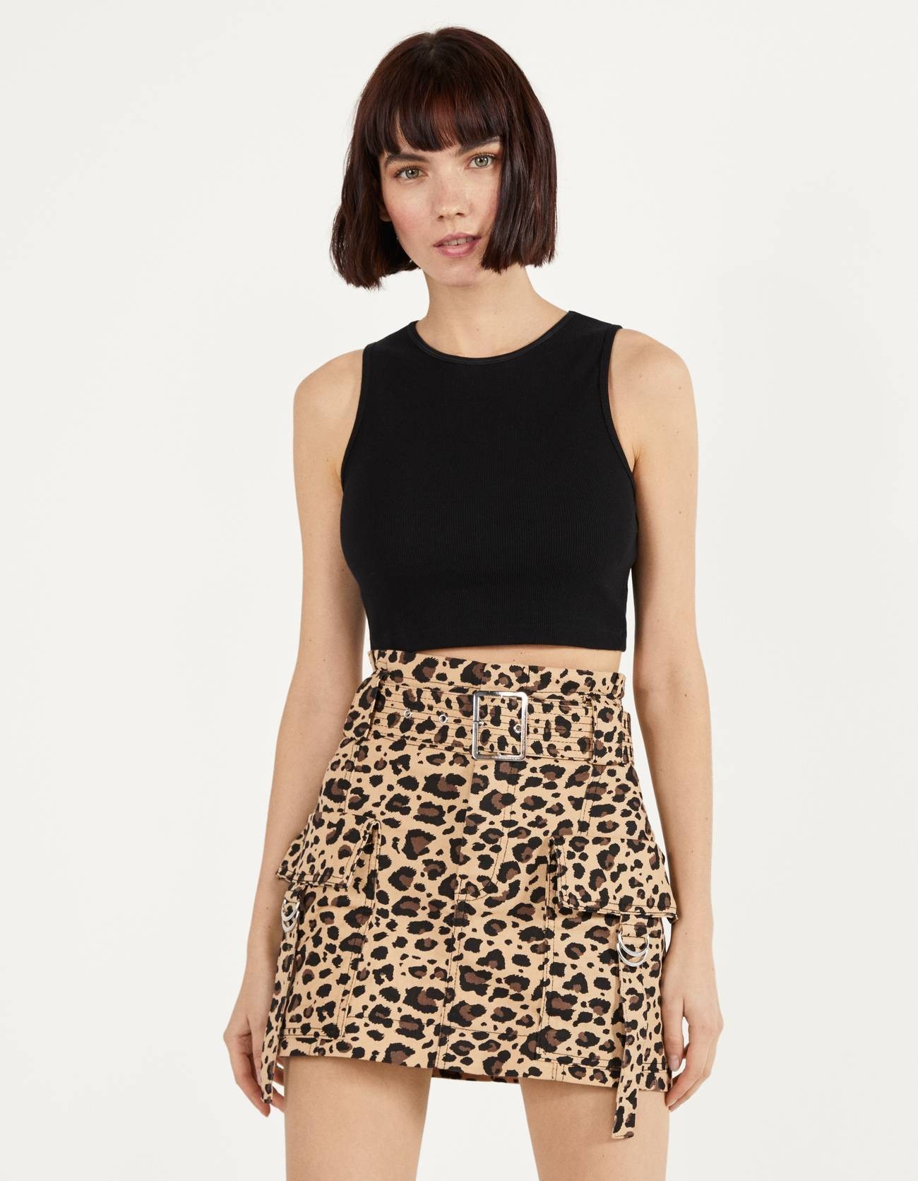 

Юбка Bershka 38 леопард 4820227781037