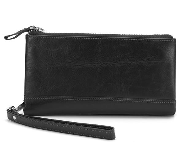 

Кожаный клатч мужской Marranti 21x11,5x1,5 см Черный
