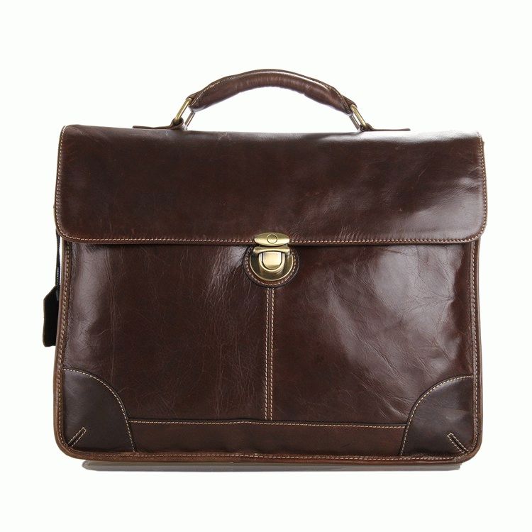 

Кожаный портфель мужской Buffalo Bags 38х30,5х9 см Коричневый