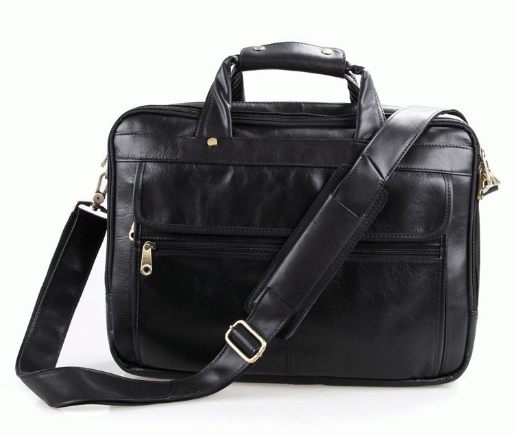 

Сумка кожаная мужская Buffalo Bags 40,5х30,5х12,5 см Черный