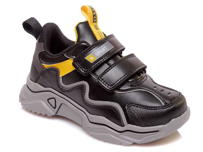 

Детские кроссовки деми Weestep 53586 BK (27-32)-ASW для мальчика Черный р.32 (20,5 см.)