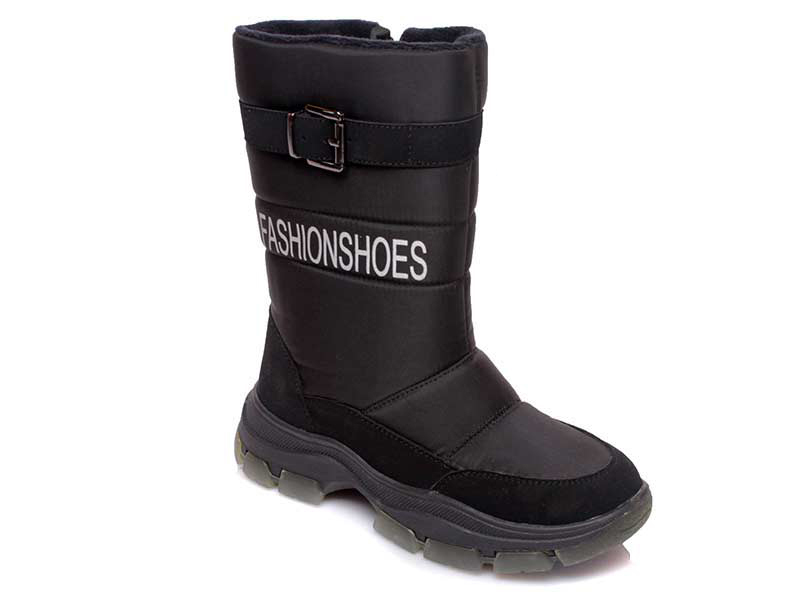 

Детские сапоги зима Weestep 58095 BK (32-37)-ASW для мальчика Черный р.36 (22,5 см.)