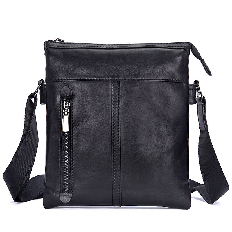 

Сумка кожаная мужская Buffalo Bags 23х26,5х3 см Черный