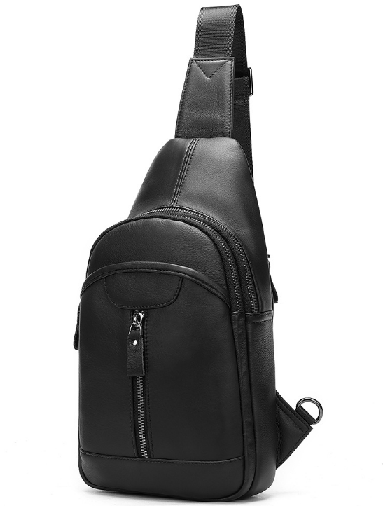 

Кожаная сумка мужская Marranti 17,5х31,5х6,5 см Черный