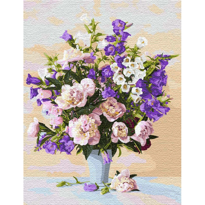 

Картина по номерам. "Яркие колокольчики (big)" 50x65см (KHO13113)