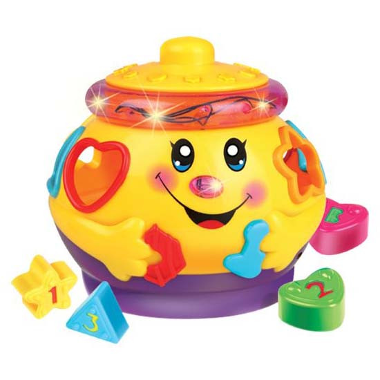

Детский сортер на колесах Горшочек Limo Toy со звуком и светом (Желтый) (0915RUS(Yellow))