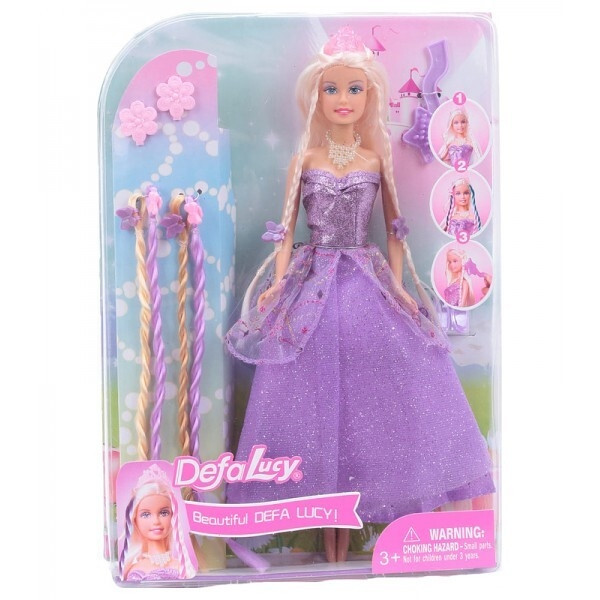 

Кукла Defa в платье с аксессуарами (8182(Violet))