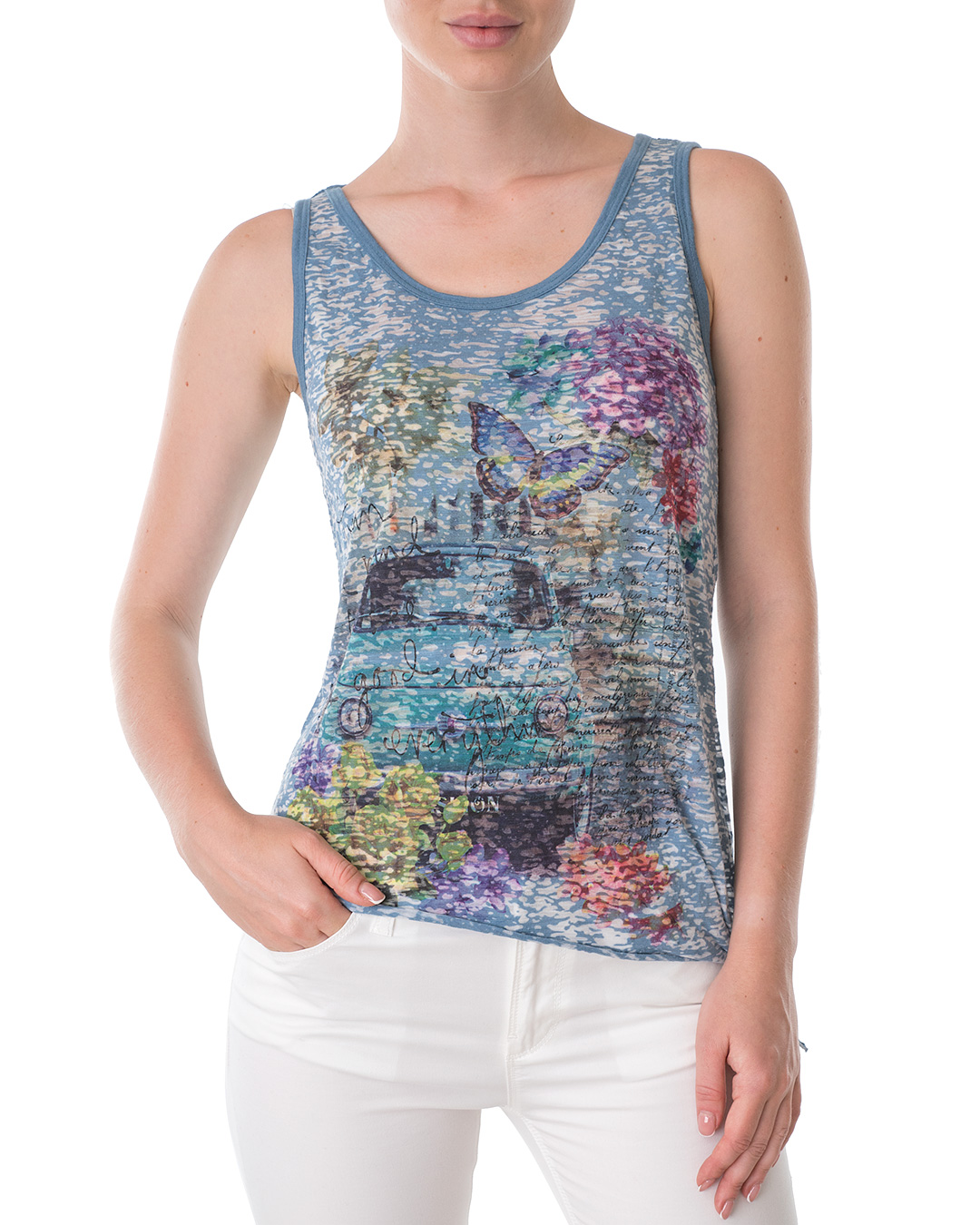 

Майка жіноча MISS MISS (13870005-blue/77) Блакитний, Майка жіноча MISS MISS (13870005-blue/77) Блакитний S