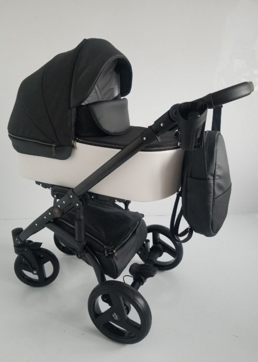 

Детская коляска 2в1 Baby Pram Almondo Black/White