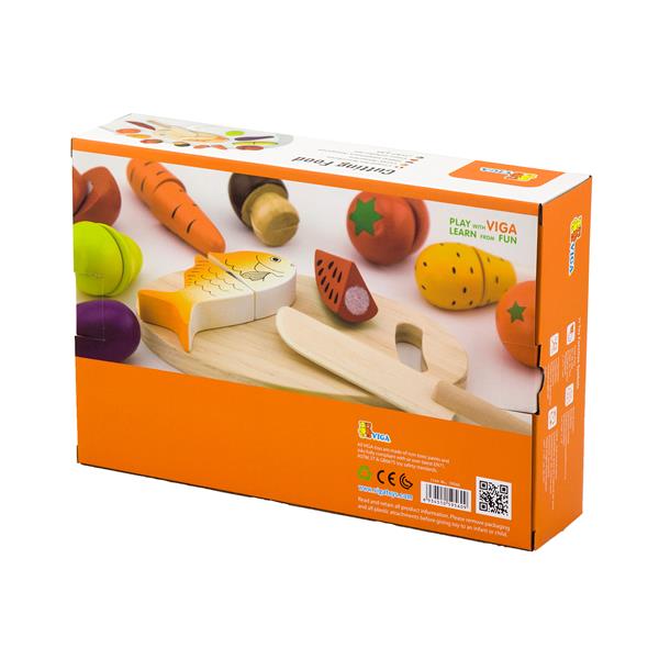 

Игрушечные продукты Viga Toys Нарезанная еда из дерева (59560)
