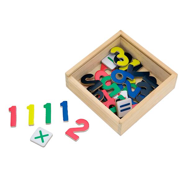 

Набор магнитных цифр и знаков Viga Toys, 37 шт. (50325)