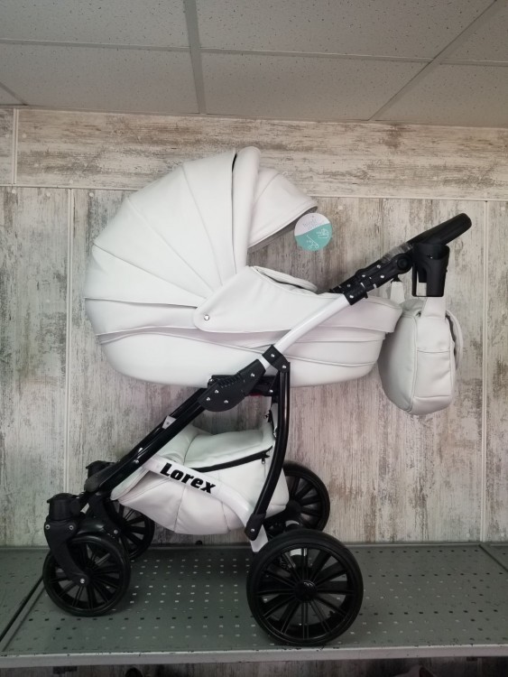 

Детская коляска 2в1 Baby Pram Lorex White