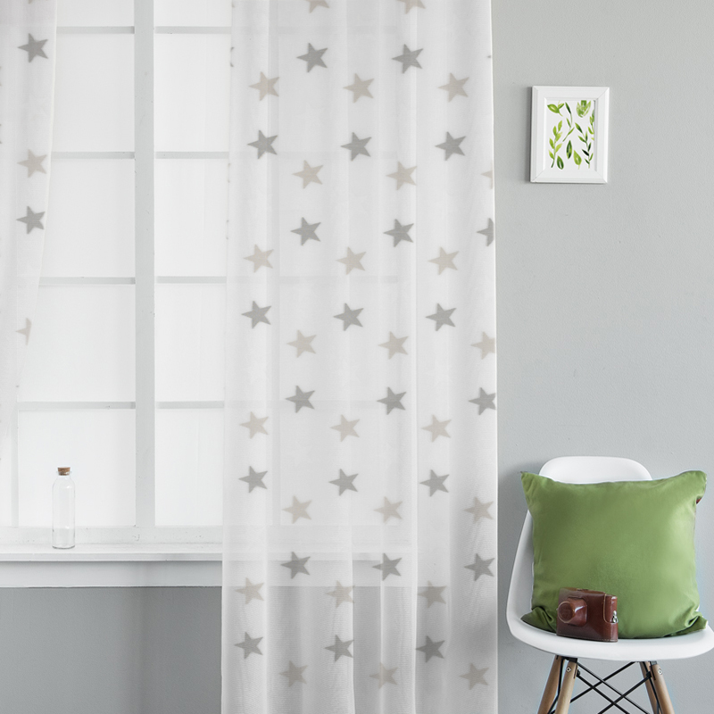 

Тюль кисея с утяжелителем Звездочки 300x295 см TT162487-300295