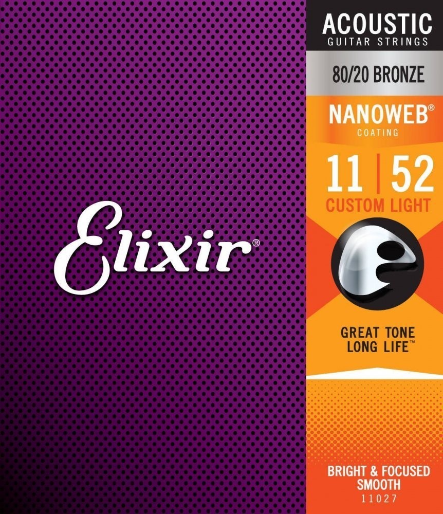 

Струны для акустической гитары Elixir AC NW CL (11/52)