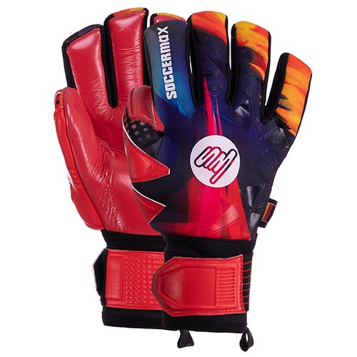 

Перчатки вратарские Soccermax GK-005 FDSO 9 Красно-фиолетовый (57508102)