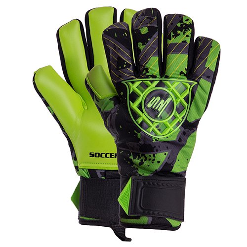 

Перчатки вратарские Soccermax GK-017 FDSO 10 Зелено-черный (57508112)