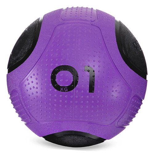 

Мяч медицинский медбол Modern Medicine Ball FI-2620 FDSO 1кг Фиолетово-черный (56508028)