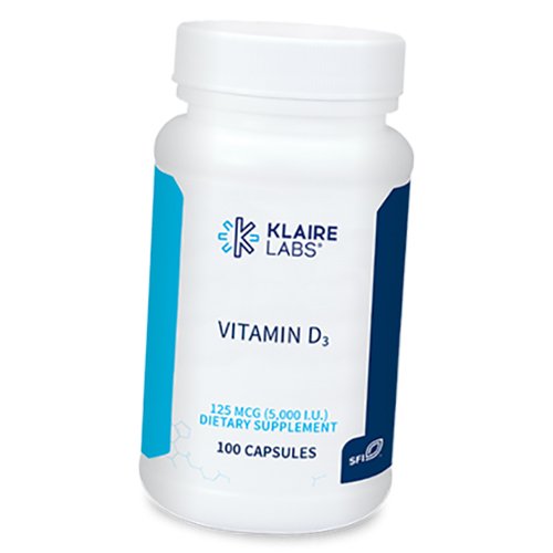 

Витамин Д3, Vitamin D3 5000, Klaire Labs 100капс (36353093)
