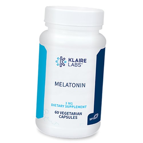 

Мелатонин, Melatonin 3, Klaire Labs 60вегкапс (72517006)